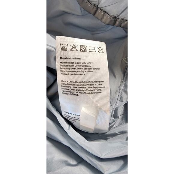 RAINS Jacket Adult Small Blue Sky Long Sleeve Zip Up Windbreaker Track Jacket - Picture 7 of 7